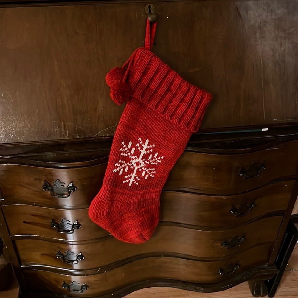 Christmas stocking-snowflake